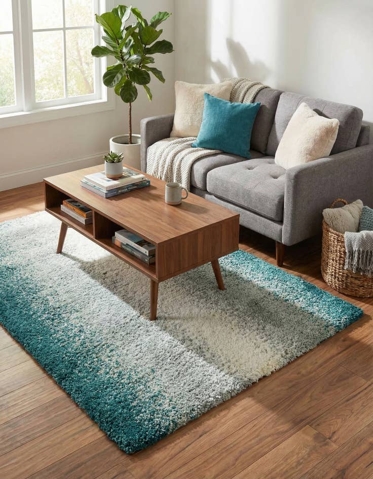 Detail image of  4' x 6' Soft Touch Shag Rug