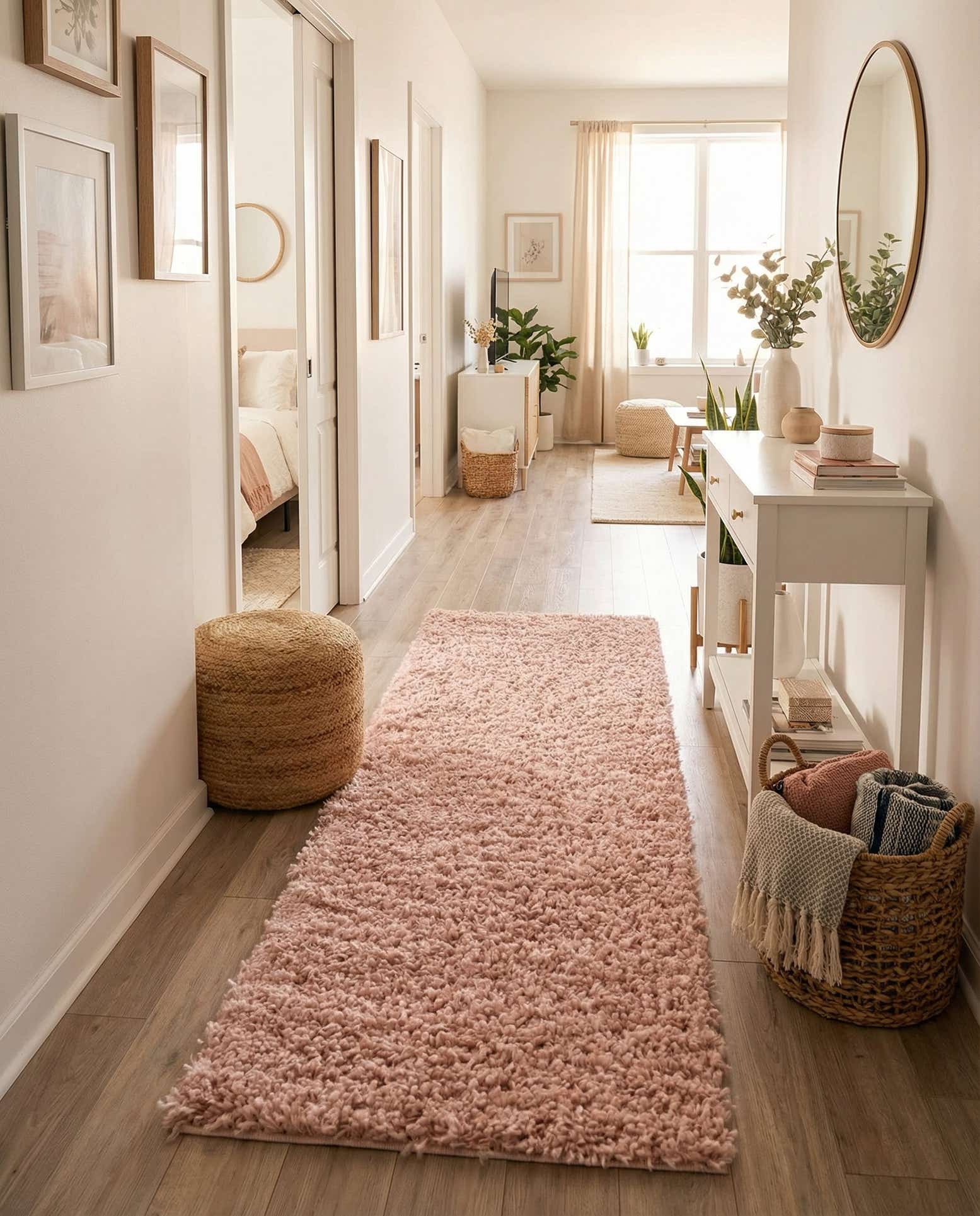 2' 7 x 10' Zermatt Shag Runner Rug