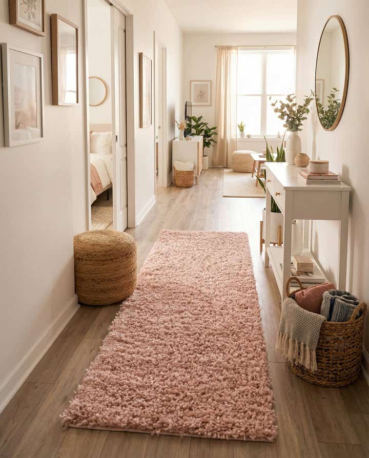 2' 7 x 10' Zermatt Shag Runner Rug