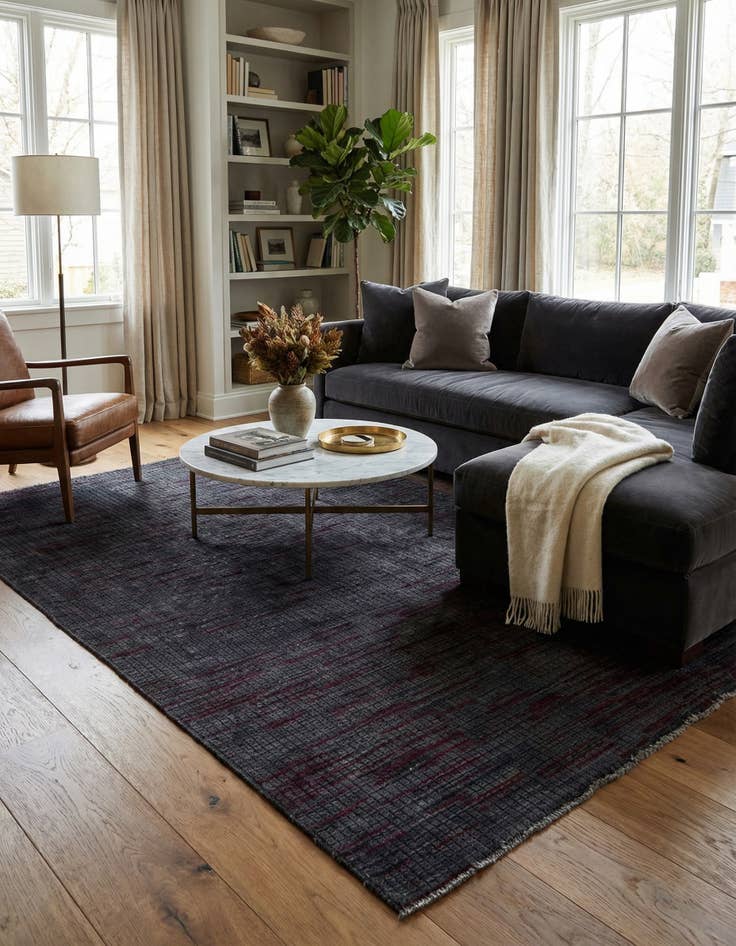 Detail image of 5' 6 x 8' 2  Hand Knotted Darya Wool Rug