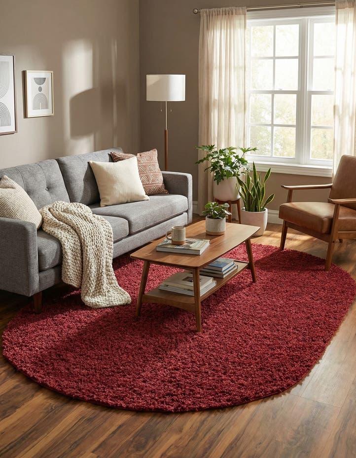 7' 10 x 10' Zermatt Shag Oval Rug