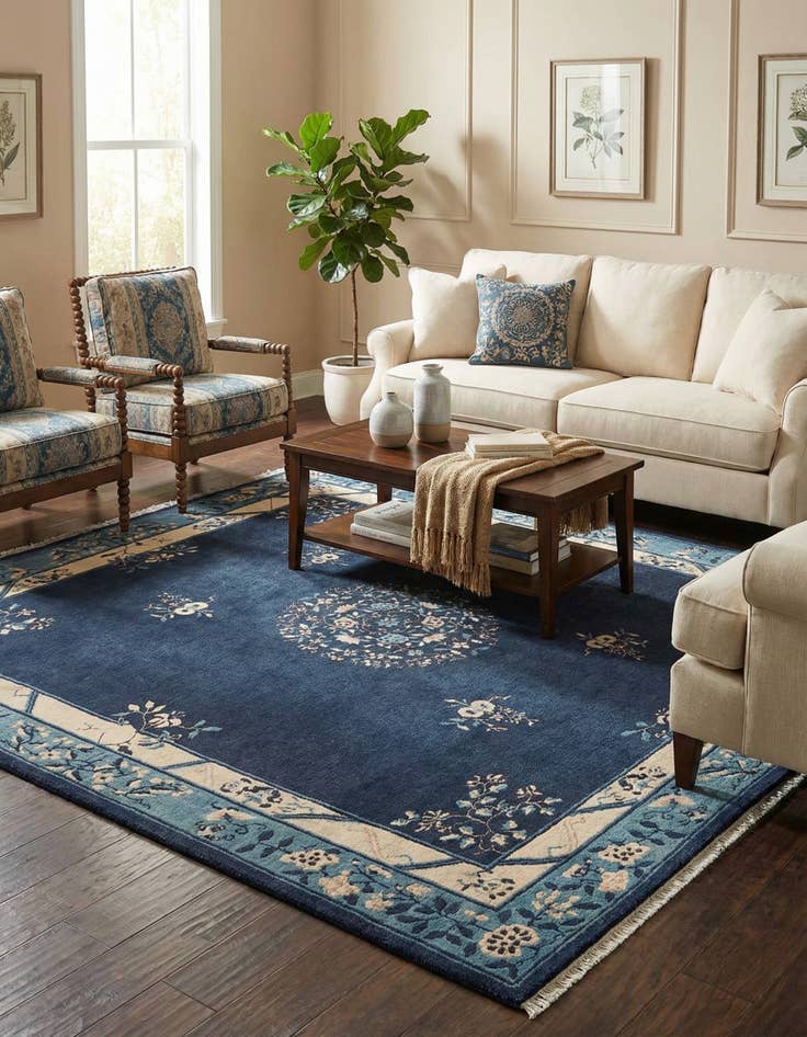 Detail image of 7' 9 x 7' 9 Boutique Square Rug