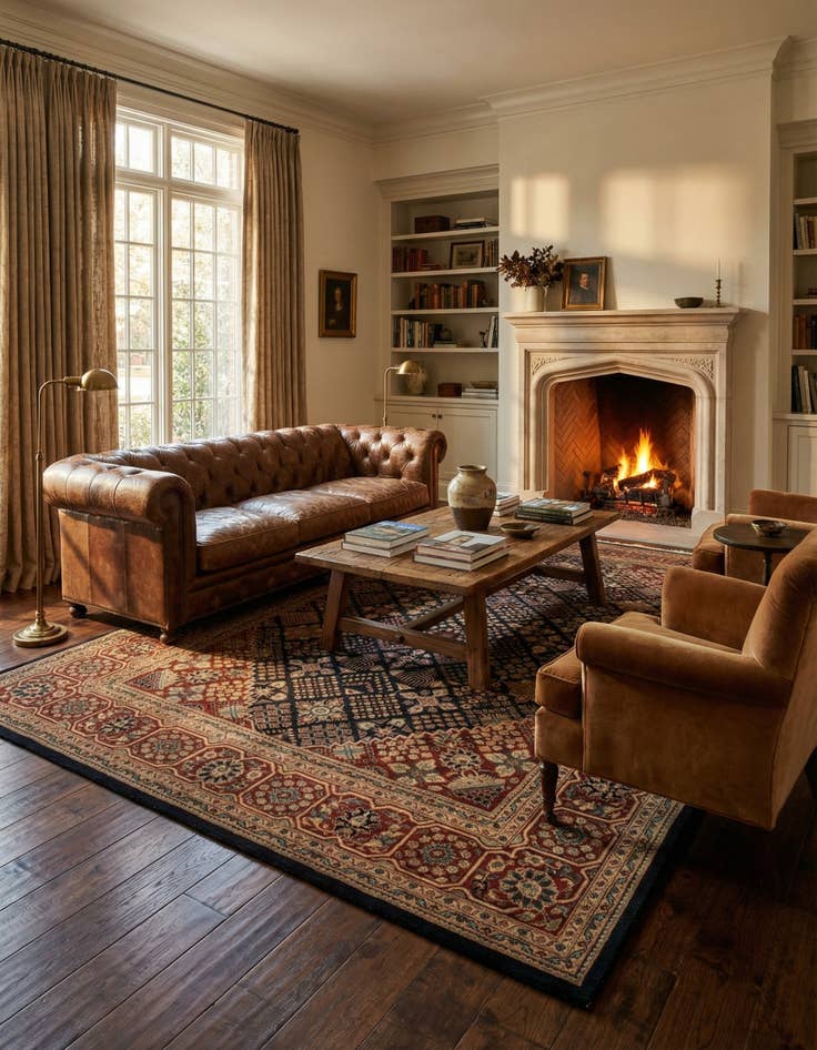 Detail image of  5' 10 x 8' 2 Ganga Rug