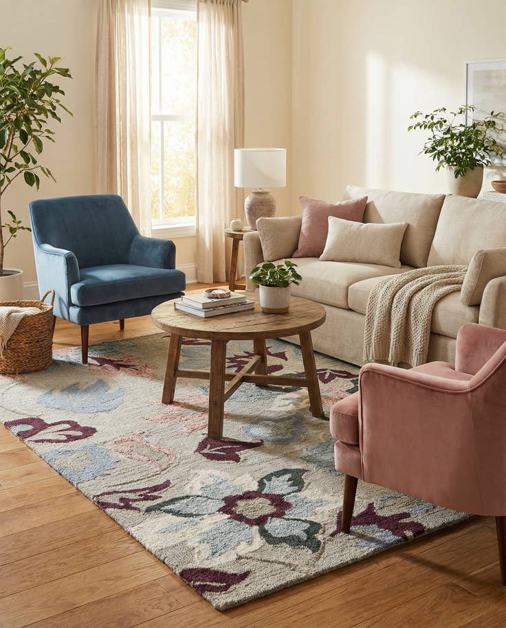 Detail image of 4' x 6' Agra Rug