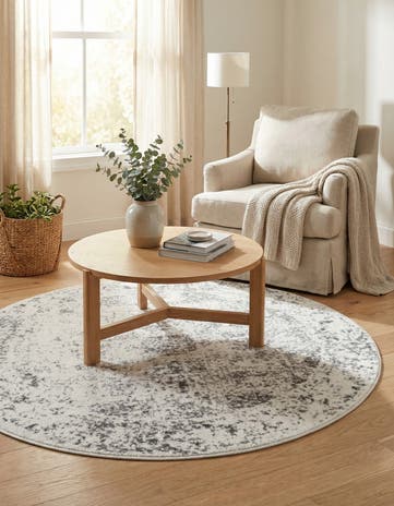 4' x 4' Monte Carlo Round Rug