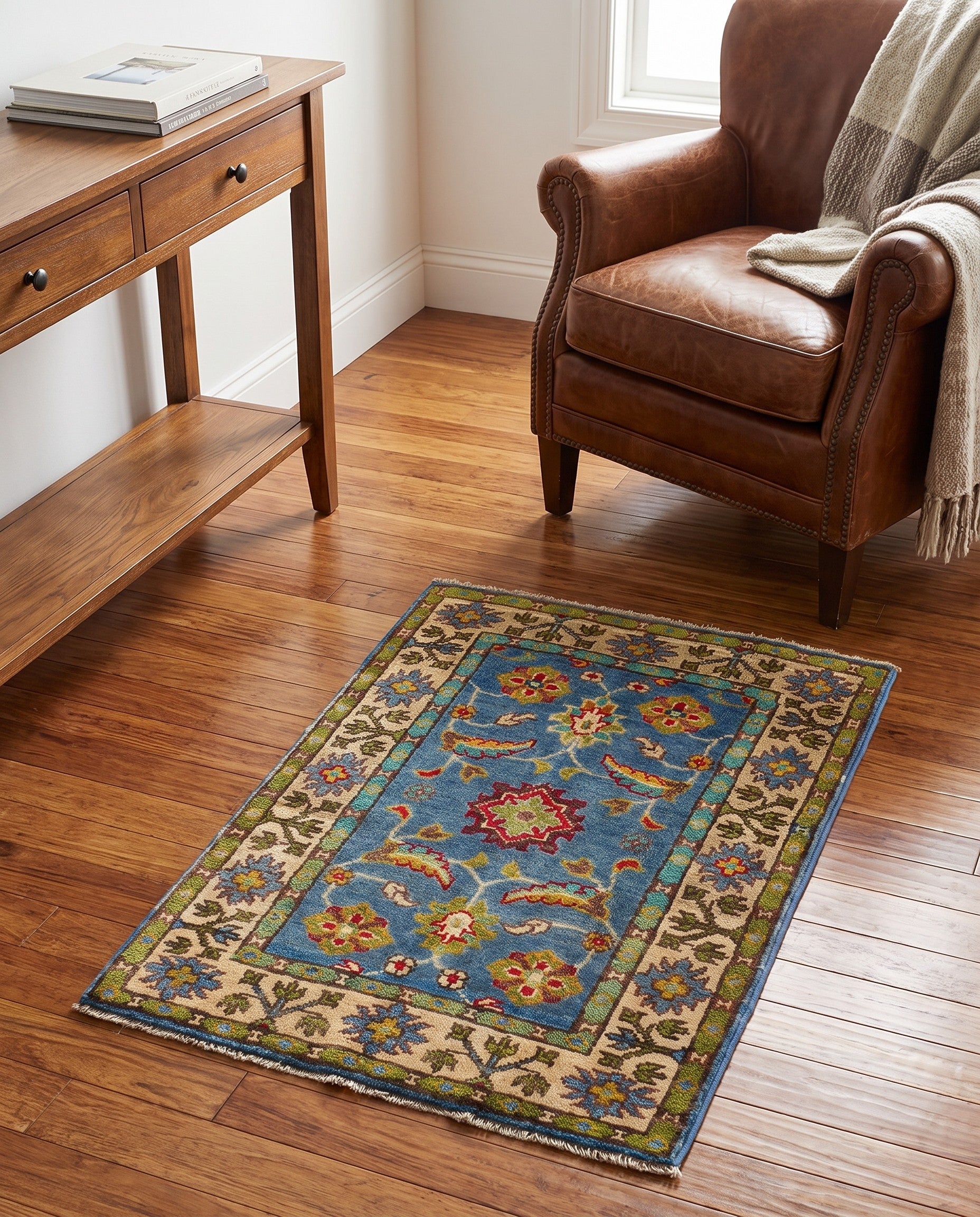 2' 1 x 2' 10 Hand Knotted Kazak Rug