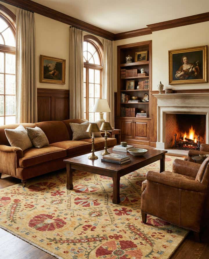 6' 10 x 10' 4 Hand Knotted Ariana Ziegler Oriental Rug