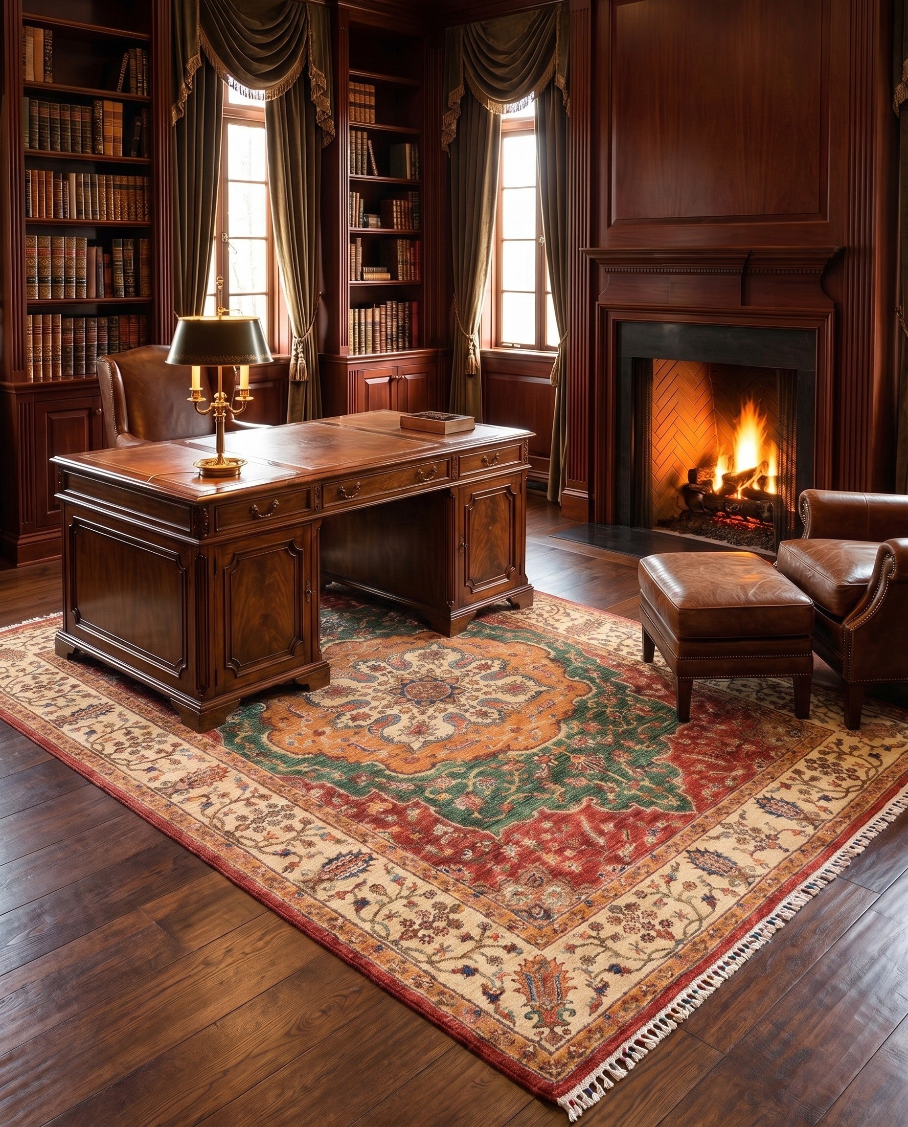 5' 6 x 8' 5 Hand Knotted Ariana Ziegler Rug