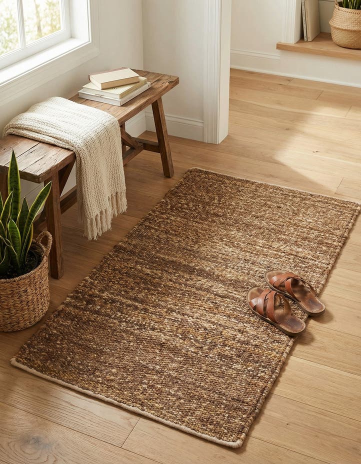 2' 2 x 3' 1 Hand Woven Palm Beach Jute Rug