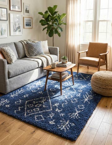 4' x 6' Moroccan Shag Rug