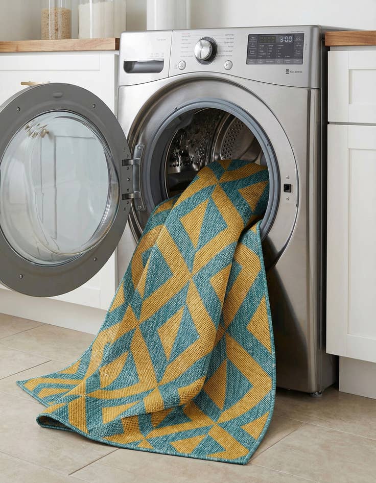 Detail image of 3' x 5' 3  Washable Jill Zarin Napa Indoor / Outdoor Rug