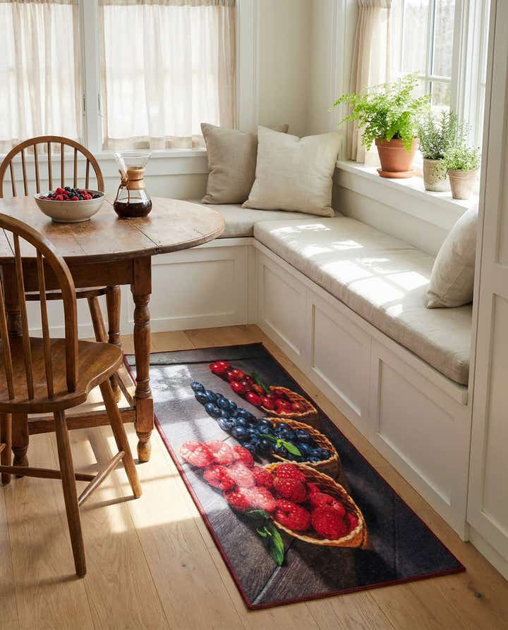 2' 3 x 4' 6 Washable Timeless Runner Rug