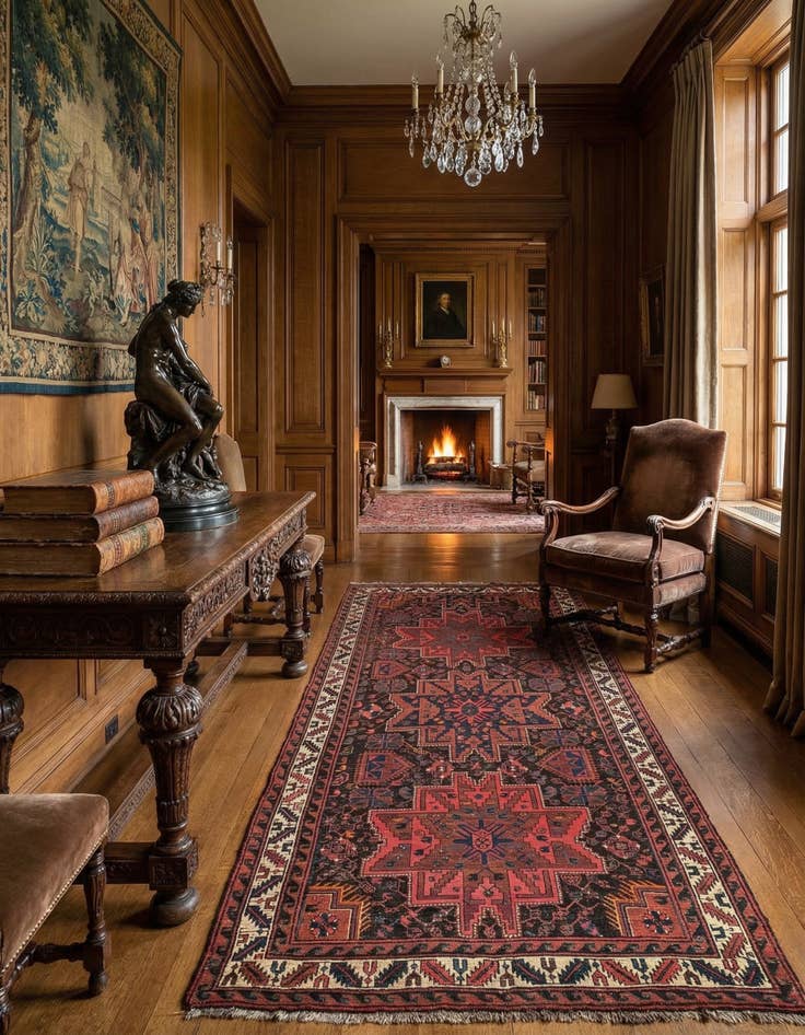 Detail image of 4' 7 x 9' 7 Sumak Rug