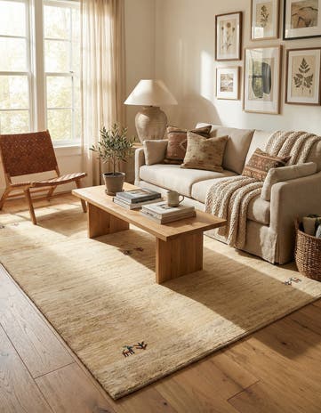 4' 6 x 6' 3 Gabbeh Shouli Rug