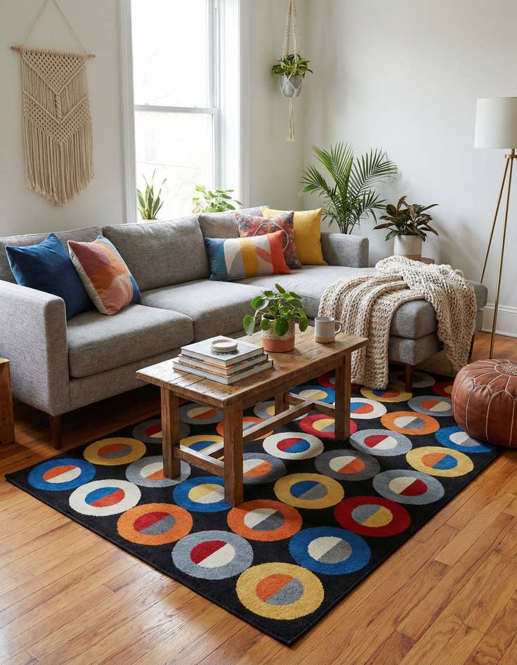 Detail image of  7' 10 x 10'  Washable Casablanca Indoor / Outdoor Rug