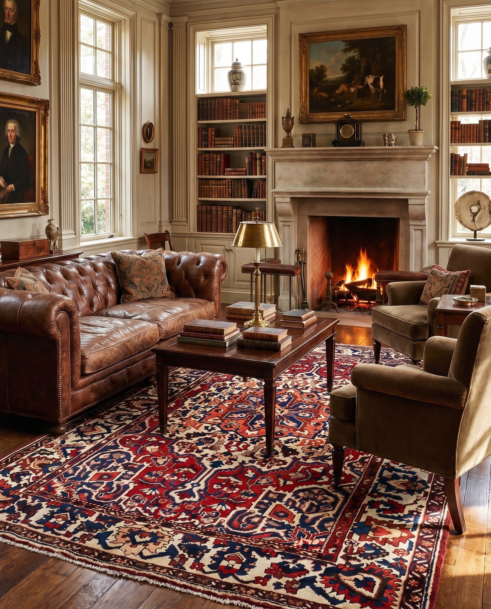 6' 9 x 10' 1 Gharajeh Wool Rug