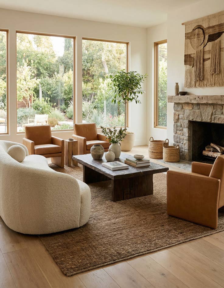 Detail image of 5' 7 x 8' 1 Juma Wool Rug