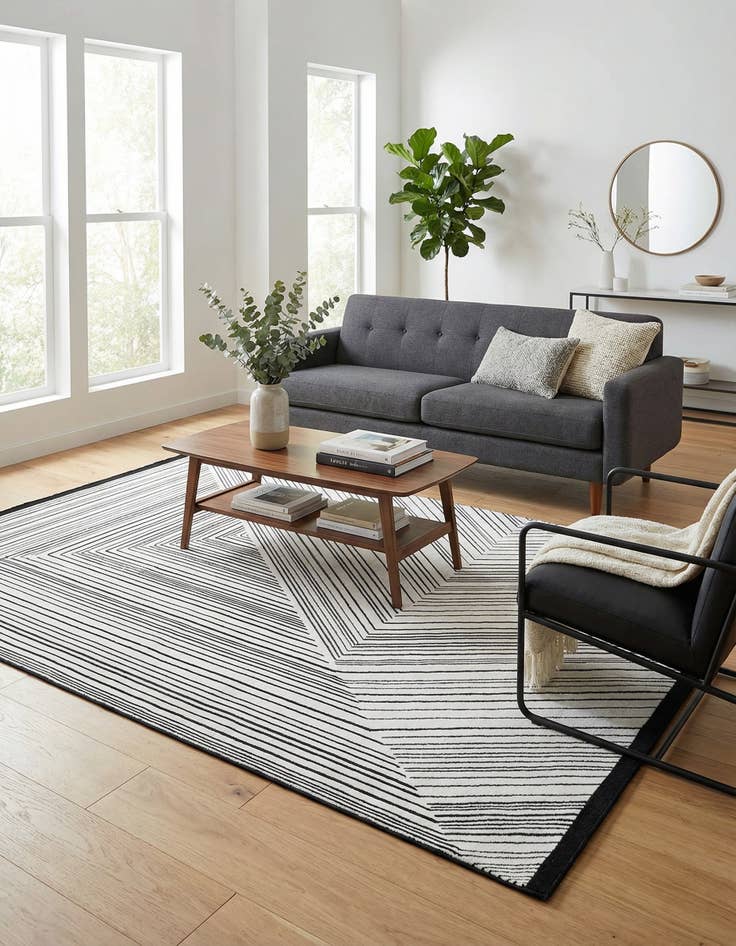 Detail image of 5' 3 x 8' Milano Rug