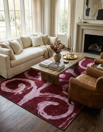 7' 5 x 11' 2 Hand Knotted Ultra Vintage Persian Wool Rug