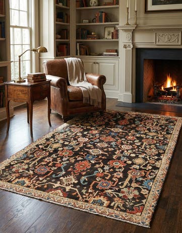 4' 1 x 6' Hamedan Rug