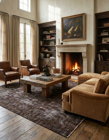 8' 10 x 11' 4 Hand Knotted Ultra Vintage Persian Wool Rug