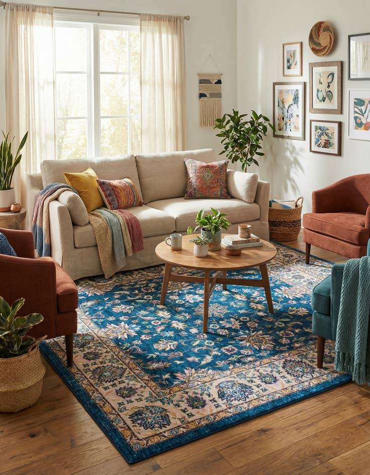 Detail image of 7' 10 x 7' 10 Medina Square Rug