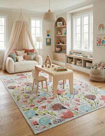 Ivory Whimsy Kids Rug