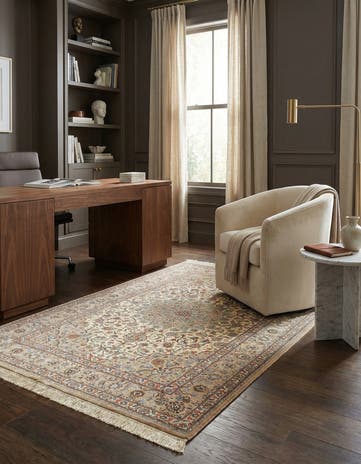 3' 3 x 4' 11 Ghom Silk Rug