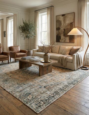 9' 6 x 11' 10 Hand Knotted Ultra Vintage Persian Wool Rug