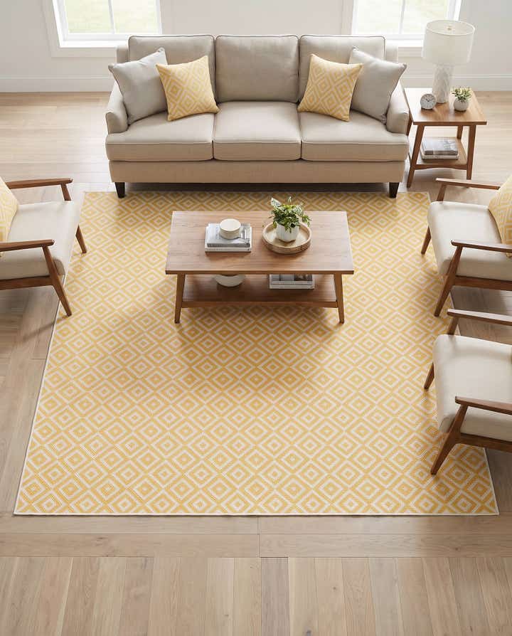 7' 10 x 7' 10 Easy-Clean Jill Zarin Costa Rica Indoor / Outdoor Square Rug