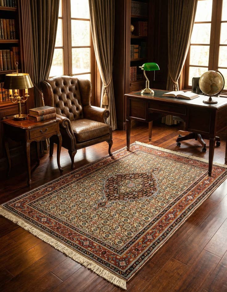 Detail image of  3' 1 x 4' 10 Mood Wool Rug