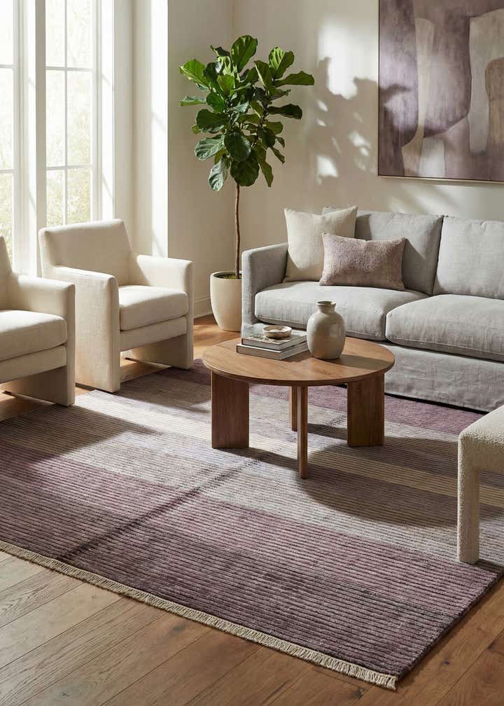 4' 11 x 6' 7 Hand Knotted Darya Wool Rug