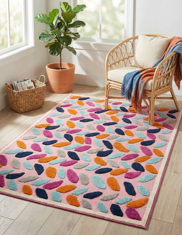 Detail image of  4' x 6'  Washable Aruba Indoor / Outdoor Rug
