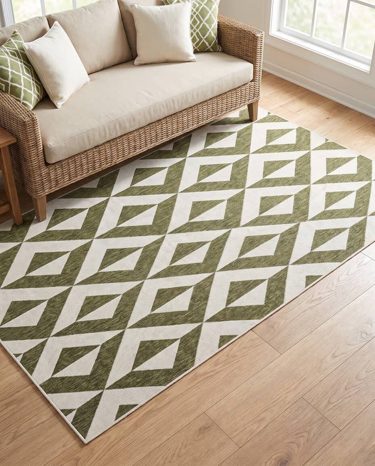 Detail image of 6' x 9' Easy-Clean Jill Zarin Napa Indoor / Outdoor Rug