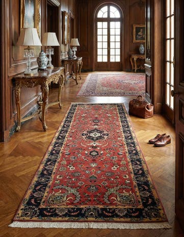 3' 1 x 10' 2 Tabriz Runner Rug