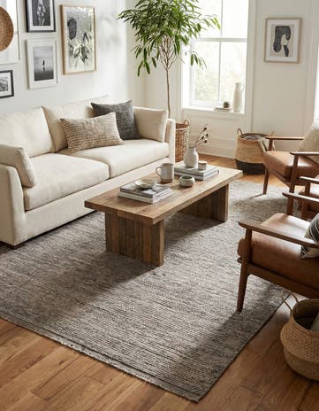 5' 10 x 8' 3 Hand Knotted Moroccan Wool Rug