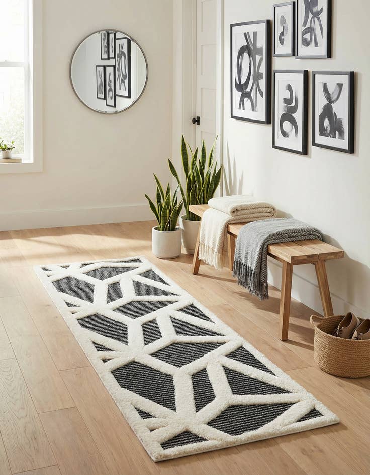 Detail image of 2' x 6' Prismatic Runner Rug