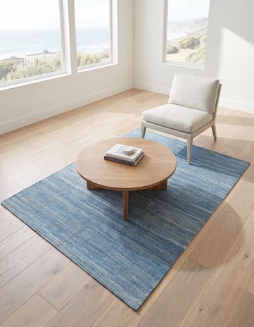 5' x 6' 6 Hand Woven Kilim Modern Wool Rug