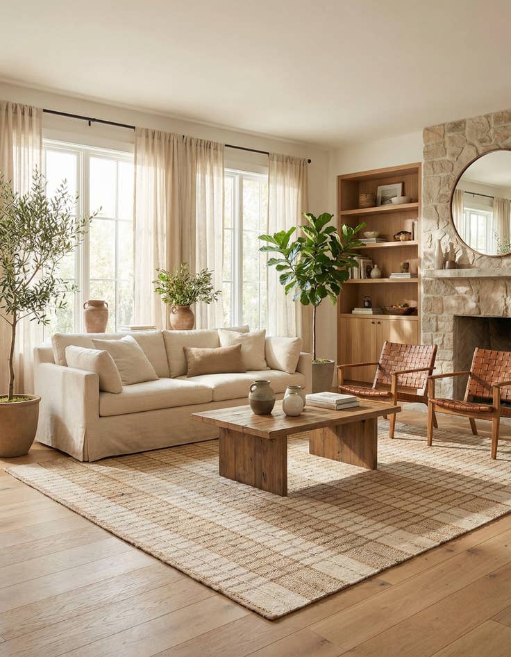 Detail image of 10' x 10'  Hand Braided Laurel Handwoven Jute Square Rug