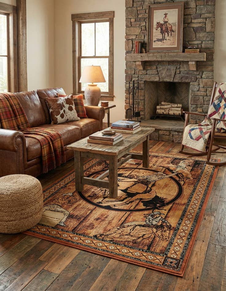 Detail image of 6' x 9' Pioneer Rug