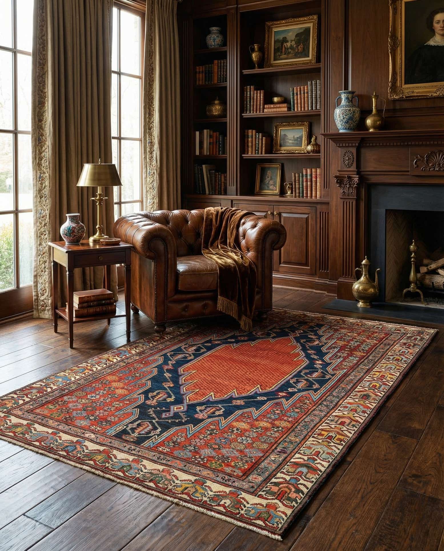 4' 3 x 6' 3 Malayer Rug