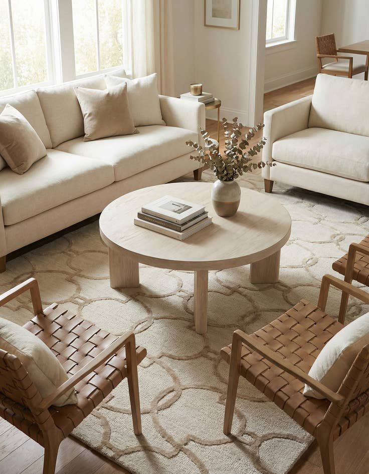 Detail image of 5' 1 x 7' 6 Luna Rug