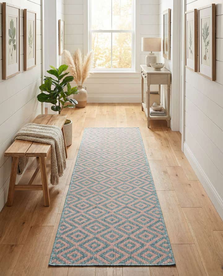 2' x 8' Easy-Clean Jill Zarin Costa Rica Indoor / Outdoor Runner Rug