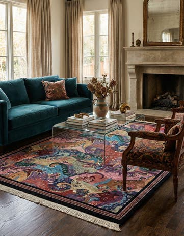 5' 7 x 8' 2 Tibet Wool Rug