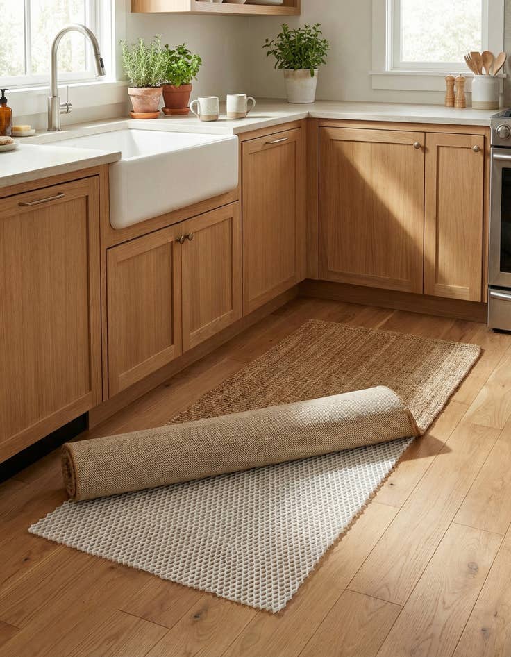 Detail image of 2' x 4' Hearth Non-Slip Rug Pad