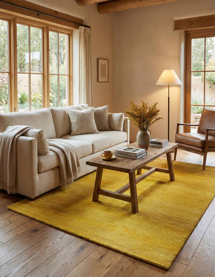 Detail image of  5' 8 x 7' 7  Hand Knotted Kashkuli Gabbeh Wool Rug