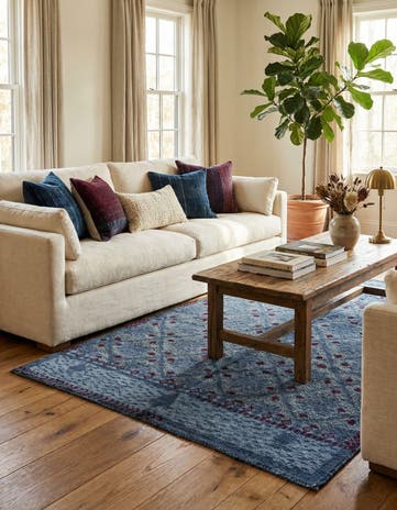 5' 6 x 8' 1 Hand Knotted Darya Wool Rug