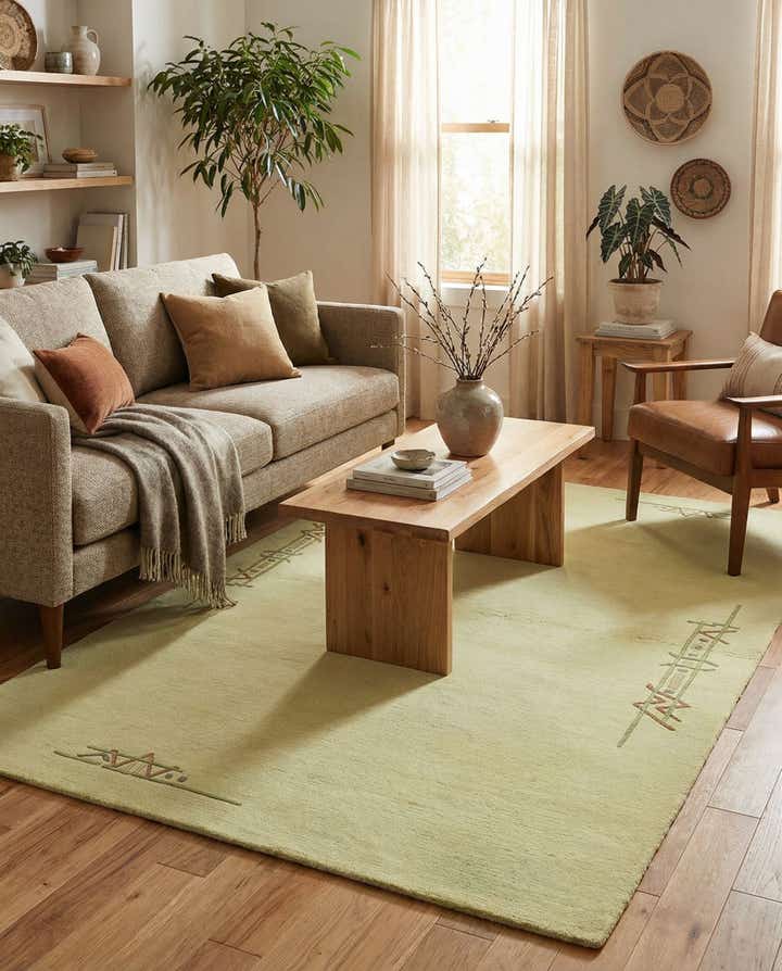 4' x 6' Hand Knotted Nepal Wool Rug