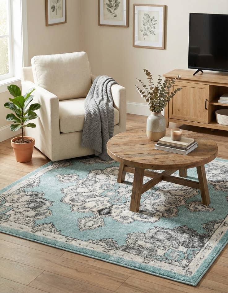 Detail image of  4' x 4' Parker Square Rug