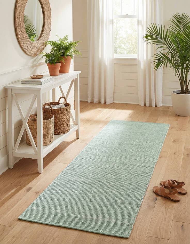 Detail image of 2' 7 x 8' Easy-Clean Jill Zarin Palm Springs Indoor / Outdoor Runner Rug